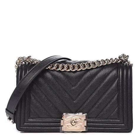 chanel medium chevron caviar|Flap Bags .